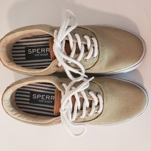 Sperry Top-Sider Chino Mens striper canvas 4.5